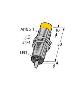 [4641697] Turck Inductive Sensor (NI10-G18-AP6X 7M)