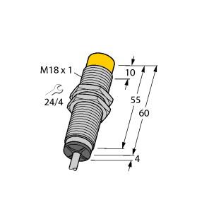 [1535540] Turck Inductive Sensor, With Analog Output (NI10-M18-LIU)
