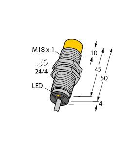 [1645320] Turck Inductive Sensor (NI12U-EM18-AN6X)