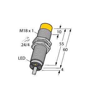 [1645106] Turck Inductive Sensor (NI12U-M18E-AP6X)