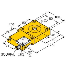 [1440002] Turck Inductive Sensor, Ring Sensor (NI20R-S32SR-AP44X-S1131)
