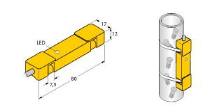 [1646647] Turck Inductive Sensor, Detection of Small and Fast Tube-guided Parts (NI20U-TS12-AP6X2)