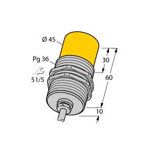 [10069] Turck Inductive Sensor (NI25-G47-Y1)