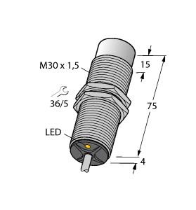 [1646619] Turck Inductive Sensor, With Extended Switching Distance (NI30U-MT30E-AP6X)