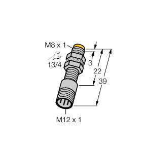 [1003720] Turck Inductive Sensor (NI3-EG08K-Y1-H1341)
