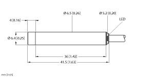 [4612400] Turck Inductive Sensor (NI3-EH6.5-AP6X)