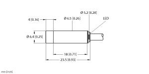 [4610200] Turck Inductive Sensor (NI3-EH6.5K-AP6X)