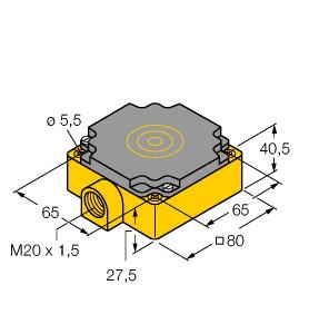 [1040010] Turck Inductive Sensor, With Extended Temperature Range (NI40-CP80-Y1/S97)
