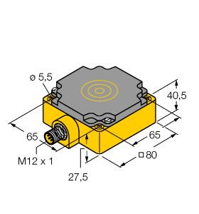 [1040391] Turck Inductive Sensor, With Increased Temperature Range (NI40-CP80-Y1-H1141/S100)