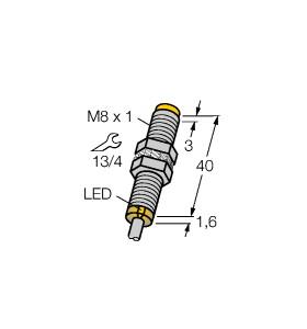 [4561000] Turck Inductive Sensor, With Increased Switching Distance (NI4-EG08-AG41X)