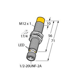 [4205293] Turck Inductive Sensor, With Weldguard® coating (NI4-GT12-ADZ32X-B3131/S34/S1589)