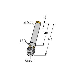 [4631510] Turck Inductive Sensor, With Extended Switching Distance (NI6U-EH6.5-AP6X-V1131)