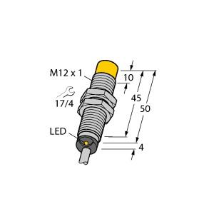 [4611318] Turck Inductive Sensor, With Increased Switching Distance (NI8-M12-AN6X)