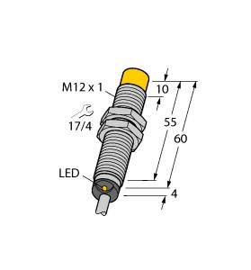 [1644102] Turck Inductive Sensor (NI8U-M12E-AP6X)