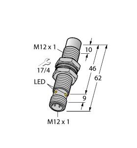 [1644242] Turck Inductive Sensor (NI8U-MT12-AP6X-H1141/S395)