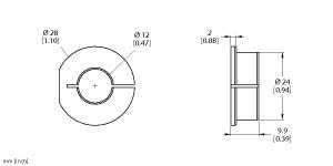 [1590930] Turck Accessories, Adapter Sleeve, For Encoders RI-QR24 (RA3-QR24)
