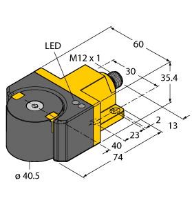 [1590866] Turck Inductive Angle Sensor, With Analog Output, Premium Line (RI360P1-DSU35-ELIU5X2-H1151)