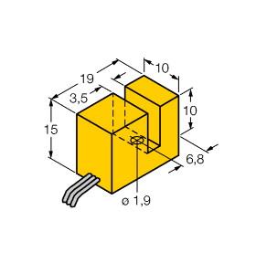[1650001] Turck Inductive Sensor, Slot-type (SI3.5-K10-AP6X)