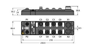 [100000273] Turck Compact PLC in IP67, CODESYS V3 - with WebVisu License (TBEN-L4-PLC-11)
