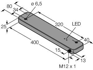 [7030234] Turck HF Read/Write Head (TNLR-Q80L400-H1147L)