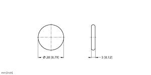 [6900502] Turck HF Tag (TW-R20-B128)