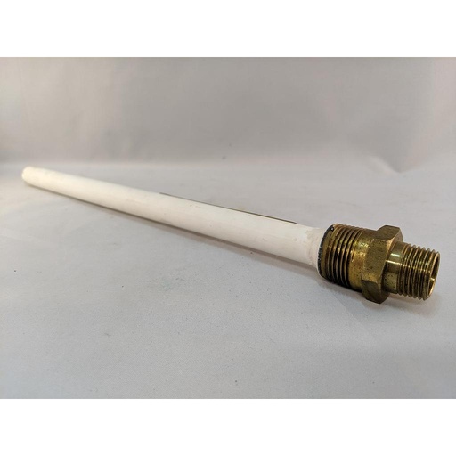 [1153-190-12"] | OBSOLETE | Ceramic(Mullite) Protection Tube, 1/2x3/4" for 8 Gauge K