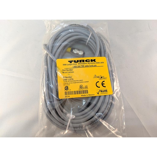 [U99-11574] Turck Actuator and Sensor Cable, Connection Cable (RK 4.4T-10/S101)