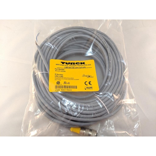 [U99-11582] Turck Actuator and Sensor Cable, Connection Cable (RK 4.4T-15/S101)