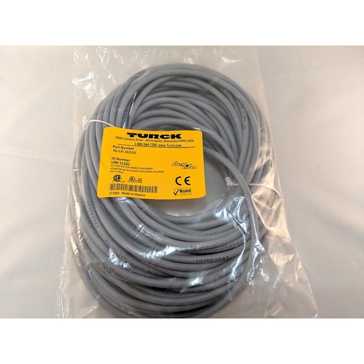 [U99-11592] Turck Actuator and Sensor Cable, Connection Cable (RK 4.4T-20/S101)