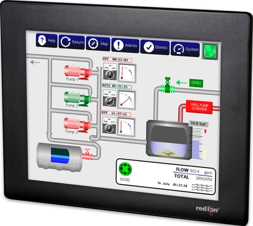 [CR10001000000210] CR1000 Series 10.4" HMI with 2 Serial, 1 Ethernet, USB Device