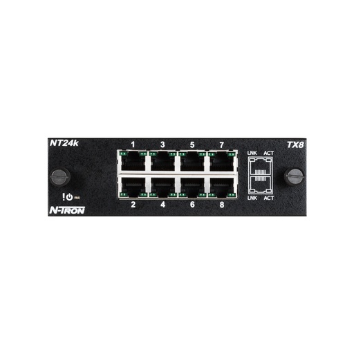 [NT24K-TX8] NT24k Series, N-Tron NT24k® Module 8 Port 10/100/1000BaseT