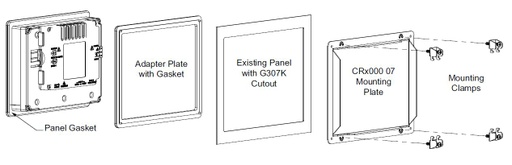 [CRA000AD07070000] CR1000 & CR3000 Series, G307K to CRx00007 Adapter Plate