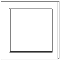[PMKCC200] 72 x 72 mm Panel Mount 3 Piece Kit for C48, T48 and PXU