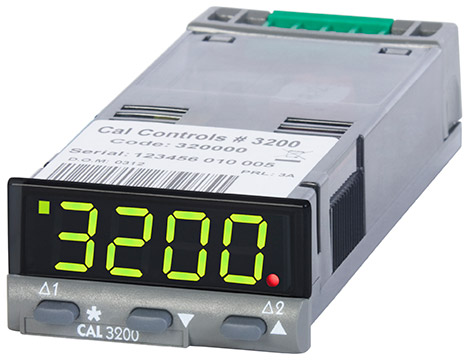 [320000] CAL 3200 SIMPLE PID TEMPERATURE CONTROLLER, 1/32DIN, LED DISPLAY, SSD/RELAY OUTPUT, 100-240VAC