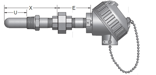 [K8C-7-50-16-6D16-34] Pyromation Type K T/C
