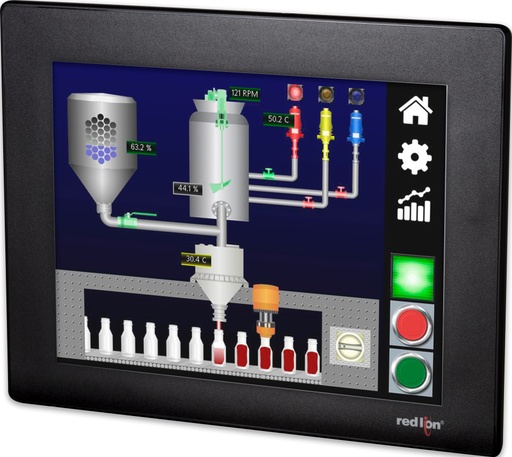 [CR30001000000420] CR1000 & CR3000 Series 10.4" HMI with 4 Serial, 2 Ethernet, 2 USB Host, USB Device, Web server and Data Logging