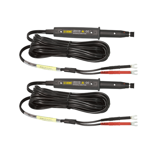 [2118.78] Set of 2, 20 ft Kelvin Probes (10A, Spring Loaded)