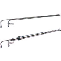 [160S-24PM] Permanent Mount, "S" type, Stainless Steel Pitot Tube, 24" Insertion Length