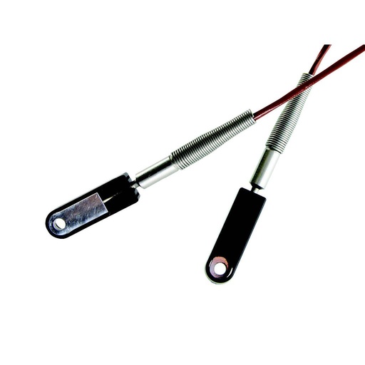 [TST2TUJ25] Watlow True Surface Thermocouple Type J, FEP 26GA Solid Wire, Ungrounded, 300" Lead Length, 1 1/2" Split Lead Termination