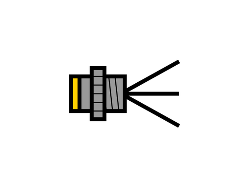 [U0890-18] Turck Actuator and Sensor Receptacle, Front Mount (FS 4.4-0.5/14.5/NPT)