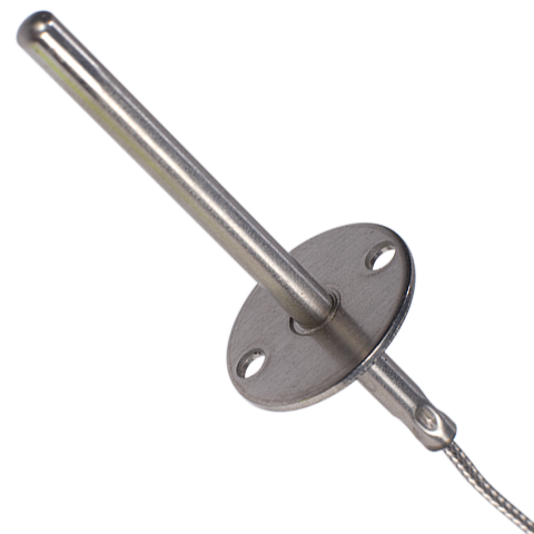 [2105-0011] Watlow Type J Thermocouple, .125" diameter, 2" sheath, 15" lead Length, w/male mini plug