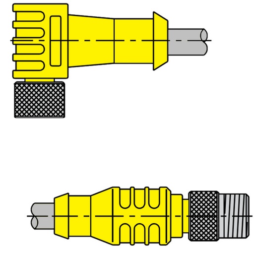 [U0893-96] Turck Actuator and Sensor Cordset, Connection Cordset (SBE 2T-2)