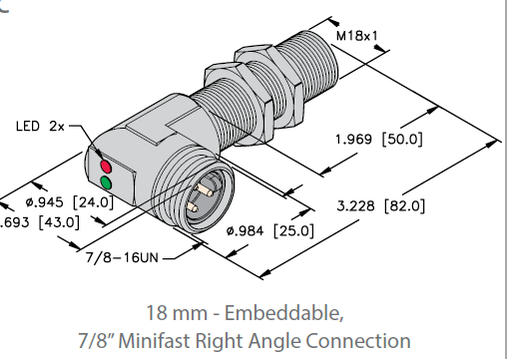[4372499] Turck  (BI5-G18-AZ3X-B1431 60MM)