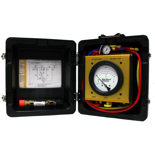 [830] Mid-West Backflow Test Kit, 5-Valve Gauge