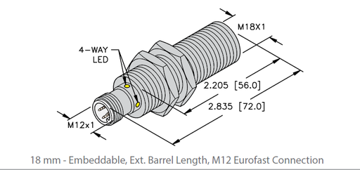 [4614697] Turck  (BI5-M18E-AN6X-H1141)