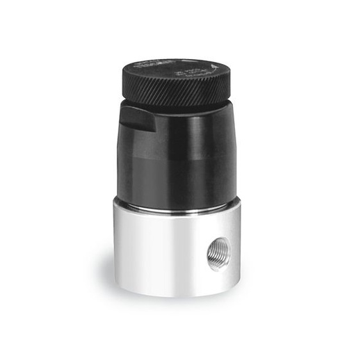 [04-1D3EGFNN-037] 04 Series Pressure Regulator, SS, CTFE Seat, 0-3500PSI Inlet, 0-100PSI Outlet, Panel Mounting w/Black Knob, (2) Pressure Gauges, 1/4"NPT Inlet/Outlet Port Size, No Tescom Marking