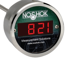[820-1-1U-8-32/200-48-025-2] 820 Series Digital Temperature Indicator, 32 to 200 °F, 1/2" NPT-Male, 2.5" Stem, 0.250" Stem Diam.
