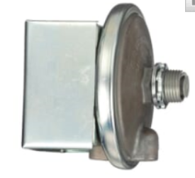 [1823-2] Differential pressure switch, range 0.5-2.0" w.c., approx. deadband @ min. set point 0.10, approx. deadband @ max. set point 0.12.