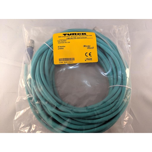 [U-02557] Turck Industrial Ethernet Cable, Extension Cable (RSSD RJ45S 441-10M)