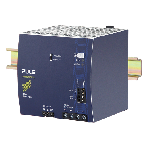 [QS40.241] PULS Power Supply, 960W, 100-240VAC 1PH, 24-28VDC, 40-34.3A